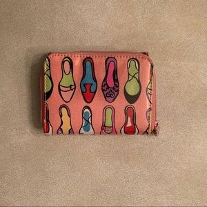 assorted shoe print wallet